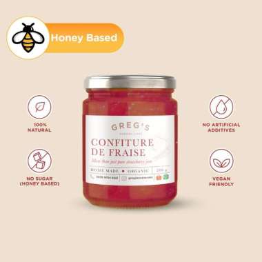 Strawberry Jam Sugar Free (Selai stroberi) - Vegan Gluten free