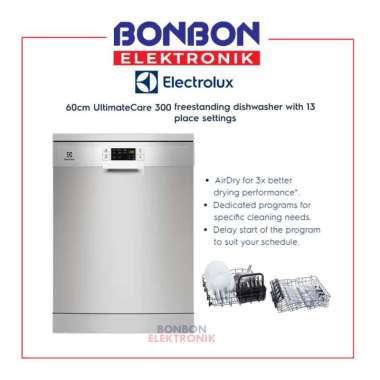 Electrolux Dishwasher ESF5512LOX / Mesin Cuci Piring ESF 5512 LOX