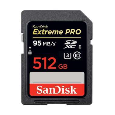 Sandisk ExtremePro SDHC Memory Card [512 GB/ 200MBps/ SDSDXPA-512G-G46]