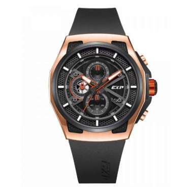 EXPEDITION 6842 ROSEGOLD BLACK RUBBER MCRBRBA
