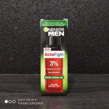 Zona Ganteng Cowok Garnier Men Acno Fight Super Gel Serum 30ml 30 ml