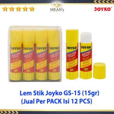 lem stik joyko 15gr / lem putar gs 15 / glue stik 15gr /lem kertas Multicolor