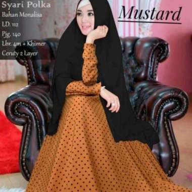 BAJU GAMIS TERBARU/ GAMIS SYARI MURAH/ GAMIS KATUN JEPANG ORIGINAL Multicolor