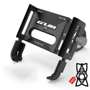 ZACRO GUB P30 Original Holder Hp Motor Dudukan Ponsel Aluminium Aloy Holder Handphone Motor Holder G