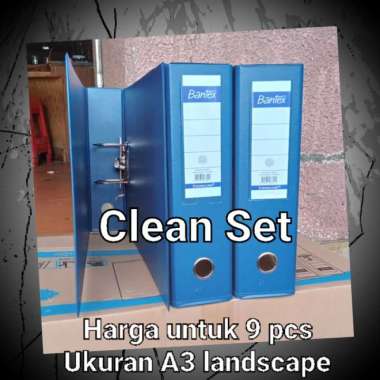 bantex odner a3 landscape biru Multicolor