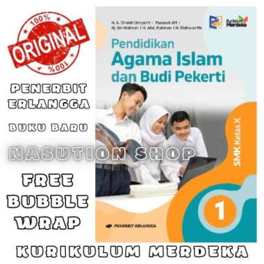 Buku Agama Islam Kelas 1 / X 10 Smk Erlangga Kurikulum Merdeka Ori