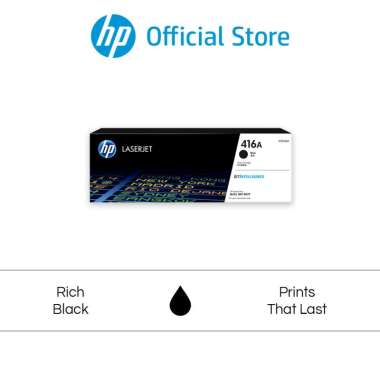Tinta HP 416A Black Original LaserJet Toner Cartridge / Hitam / Warna / Cartridge Asli / Cyan / Yell