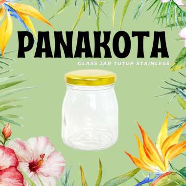 Panakota Glass Jar 100 mL | Jar Selai Puding | Toples Kaca Mini 200