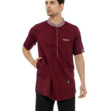 ELZAURA - Irsyad Baju Koko KURTA Pakistan TOYOBO Tangan Pendek Super Premium Terbaru Qurta Pria Dewa