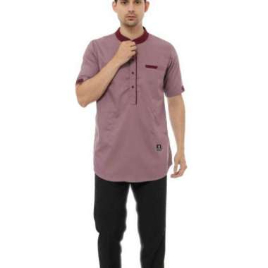 ELZAURA - Irsyad Baju Koko KURTA Pakistan TOYOBO Tangan Pendek Super Premium Terbaru Qurta Pria Dewa