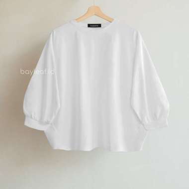 Bayleaf.id Ara Batwing Blouse Semua Ukuran WHITE