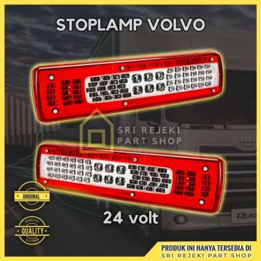 StopLamp Volvo Lampu Belakang 51 CM - 24 Volt Untuk Truck Truk Trek Termurah LED Berhenti Stop Lamp