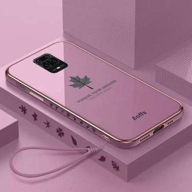 Case Redmi Note 9 Pro Softcase Mapel Plating Pelindung Back Cover REDMI NOTE 9 PRO HITAM