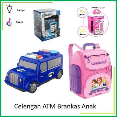 mainan celengan anak atm brankas unik lucu besar mesin tabungan target