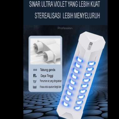 Lampu UV YEE Lampu Ultraviolet Aquarium/UV Water Sterilizer Lamp Multicolor