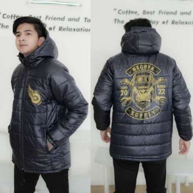 Jaket Puffer Parasut Pria Wanita Tebal Original Distro Nagoya - Jacket Musim Dingin Premium Terkini 