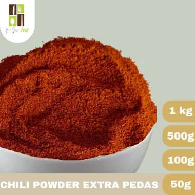 Bubuk Cabe / Chili Powder Extra Pedas / Super Pedas /Super Hot 500g / 1 kg / 100g / 50g [RE-PACK] 1 kg