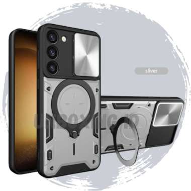 Casing Infinix Note 12 G96 Case Infinix Note 12 G96 Ring Slide Lens Silver