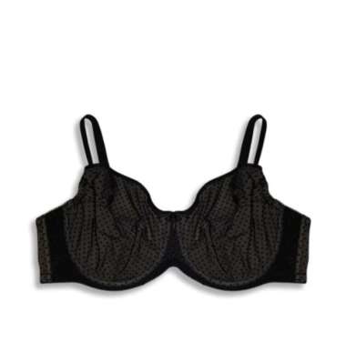 Bra Tori Black Dots Tidak Pakai Busa 38E