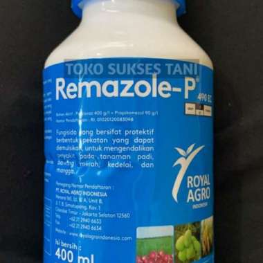Fungisida Protektif Remazole-P 490Ec Dari Royal Agro. Isi 400Ml Multicolor