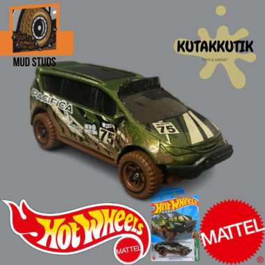 Hot Wheels Mobil Chrysler Pacifica Hijau No 75 Lot K 2023 Mud Studs