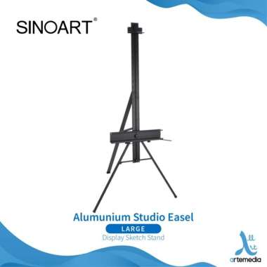 Easel Lukis Sinoart Large Aluminium Studio Display Sketch Stand Multicolor