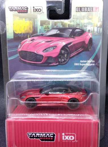 Tarmac Works 1/64 Aston Martin Dbs Superleggera Red Metallic Diecast S Multicolor