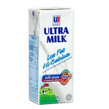 Promo Harga Ultra Milk Susu UHT Low Fat Full Cream 1000 ml - Blibli