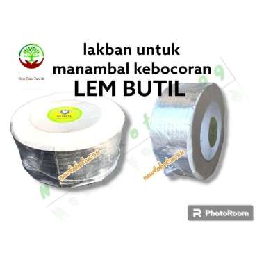 Lakban butyl 5cm x 5m ORIGINAL sangat lengket waterproof anti bocor lem butil lem karet tambal tangk