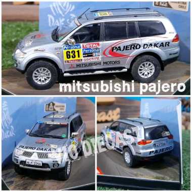 Diecast Miniatur Mitsubishi Pajero rally #2 skala 1:43