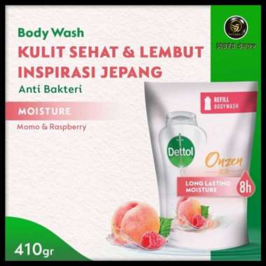 Promo Harga Dettol Body Wash Onzen Momo & Raspberry 410 ml - Blibli