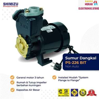 Pompa air Shimizu Non Auto PS 226 BIT / PS226BIT