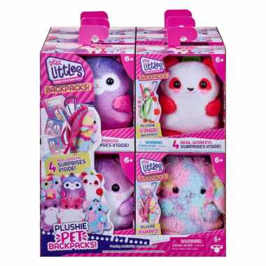 Mainan Tas Mini Real Littles S7 Backpack Plushie Hamster