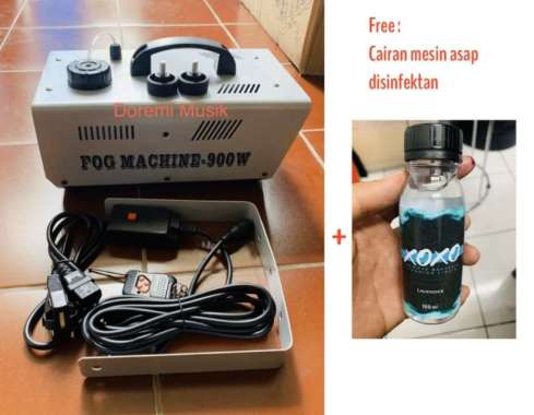 FOG MACHINE/MESIN ASAP 900WATT (REMOTE,MANUAL)
