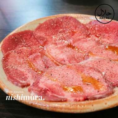 Sliced Beef Tongue - Lidah Sapi Slice Iris Tipis Tanpa Kulit Kupas Bersih - Daging Gyu Tounge Gyutan