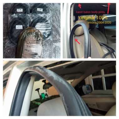 KARET BALON BODY PINTU MOBIL INNOVA FORTUNER SET FULL PINTU - SEAESAW