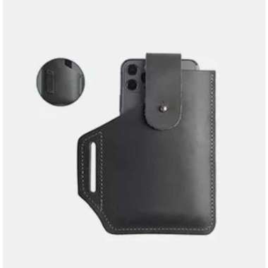 Mivaso Tas Pinggang Hp Pria Kulit Sapi - Hp Pinggang Pria Kulit Sapi Original - Sarung Hp Pinggang P