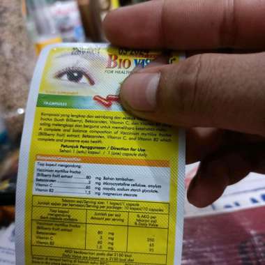 Bio Vision /Biovision 1 Strip /Suplemen Kesehatan Mata