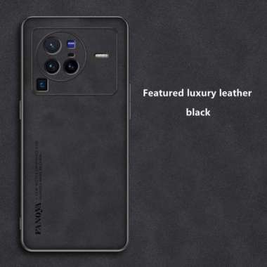 CASING VIVO X80 PRO 5G CASE VIVO X80 5G PREMIUM LEATHER COVER X80 5G HITAM