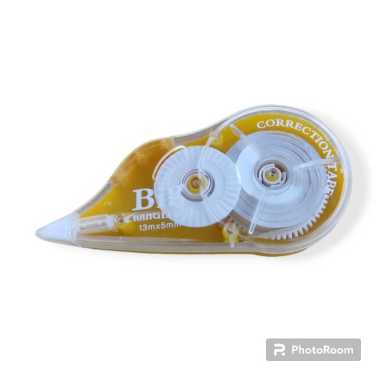 Correction Tape / Tip Ex Kertas 13 M Aneka Warna KUNING