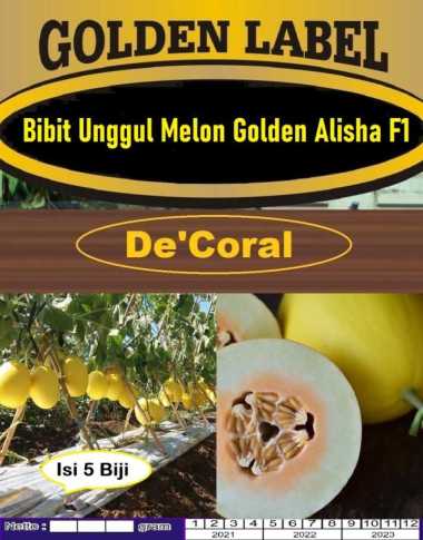 Bibit Unggul Melon Golden Alisha F1| Benih Melon Golden ALISHA F1