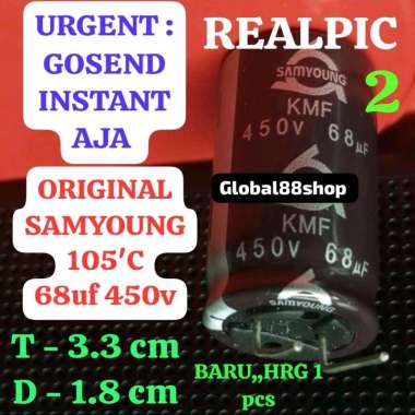 ELCO ECO ELKO 68uf/450v 68uf 450v 105'C SAMYOUNG ORI