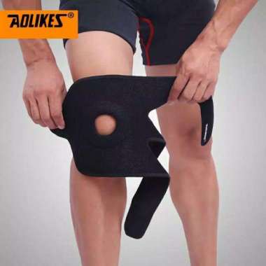 GST Original Kneepad Aolikes 3 Strap Adjustable Aolikes Pelindung Deker Lutut Knee Pad Knee Support