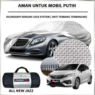 Cover Mobil Putih JAZZ Waterproof / Sarung Mobil Putih HONDA JAZZ 2018