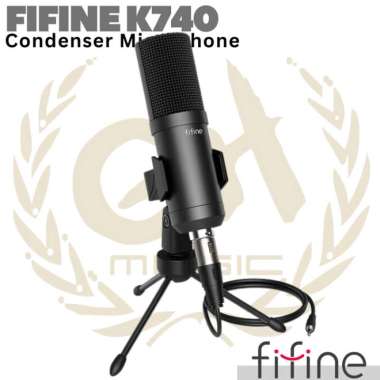 FIFINE K740 Condenser Microphone | Mic Kondenser Live Streaming Gaming