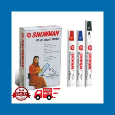 SPIDOL SNOWMAN BG-12 WB (12) MERAH