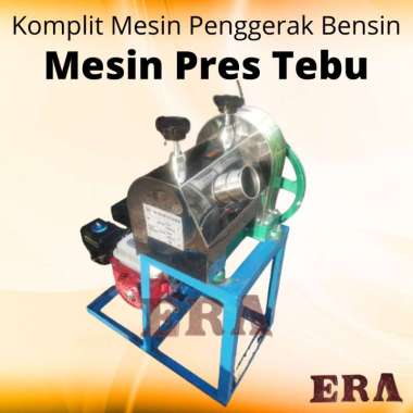 Mesin Pres Tebu Pemeras Tebu Komplit Mesin Penggerak Bensin 5.5HP