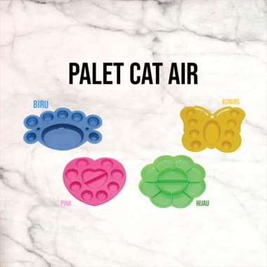 Palet cat air Piring cat air / Tempat cat air plastik Sakura