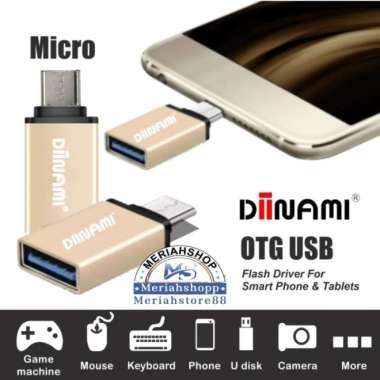 ORIGINAL DIINAMI OTG MICRO USB to USB 3.0 Fast translit Android & IOS