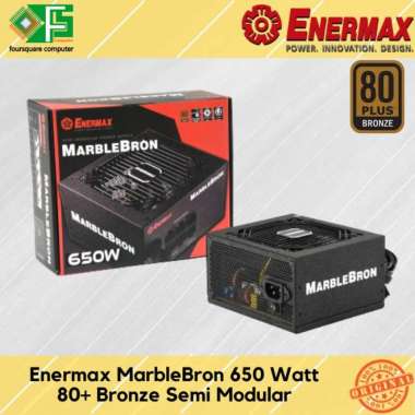 PSU Enermax MarbleBron 650 Watt 80 PLUS Bronze Semi Modular | 650W